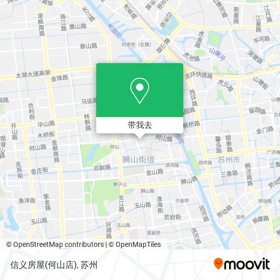 信义房屋(何山店)地图