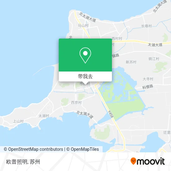欧普照明地图