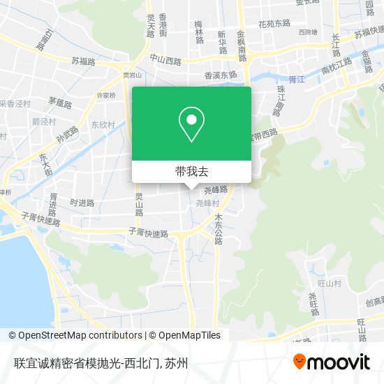 联宜诚精密省模抛光-西北门地图