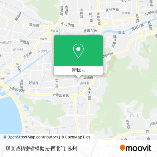 联宜诚精密省模抛光-西北门地图