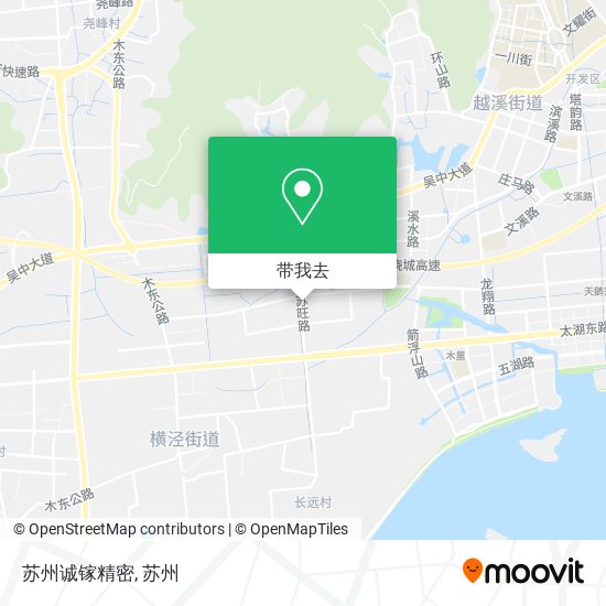 苏州诚镓精密地图