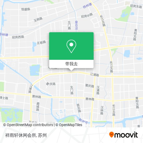 祥雨轩休闲会所地图