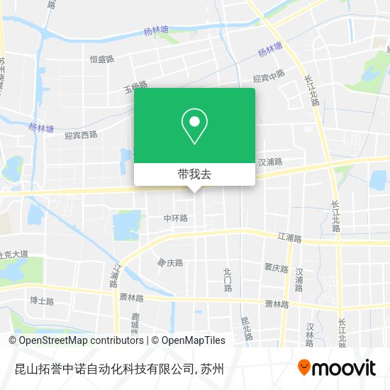 昆山拓誉中诺自动化科技有限公司地图