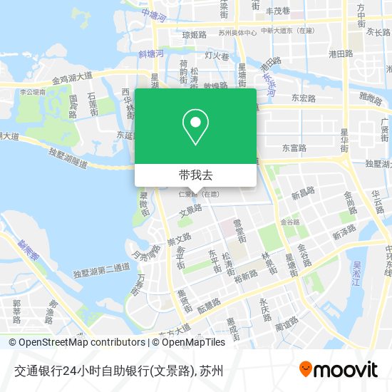 交通银行24小时自助银行(文景路)地图