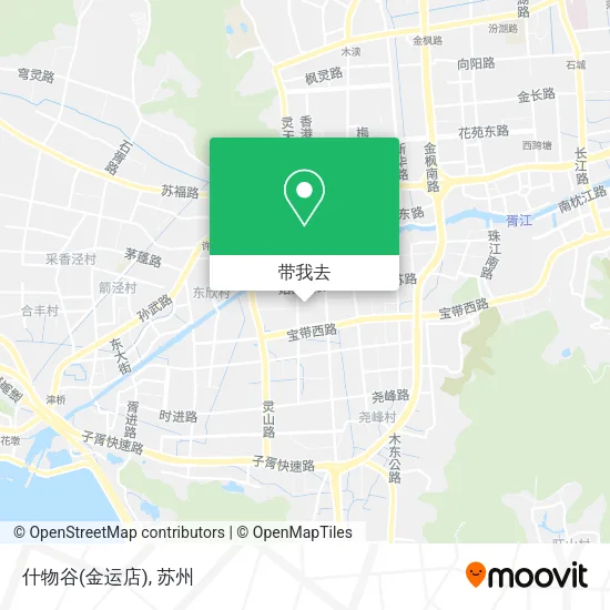 什物谷(金运店)地图