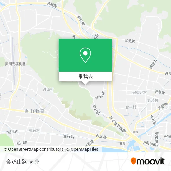 金鸡山路地图