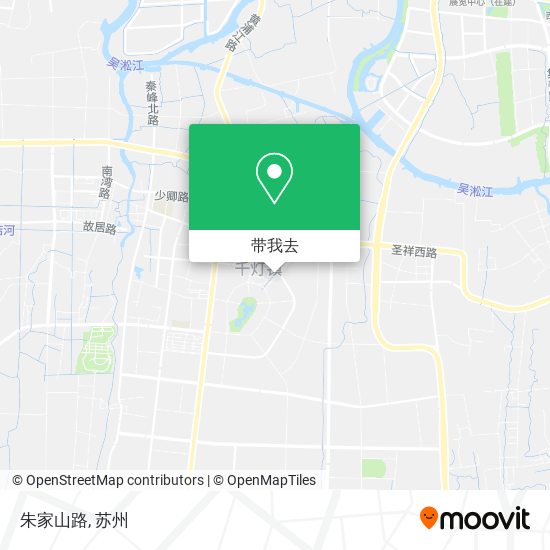 朱家山路地图