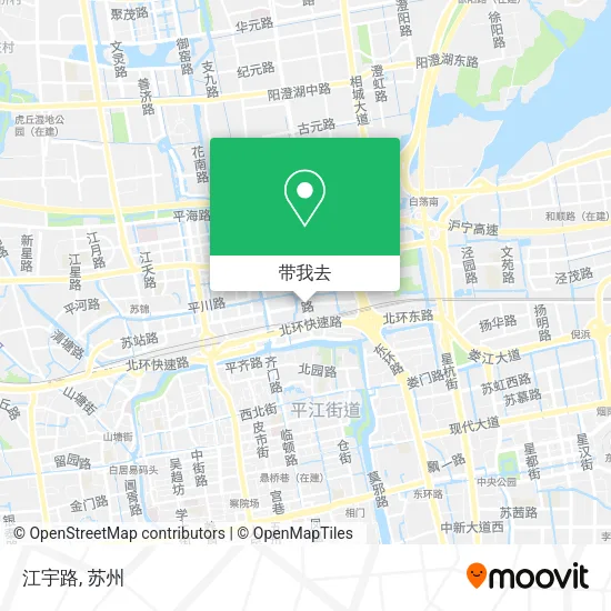 江宇路地图