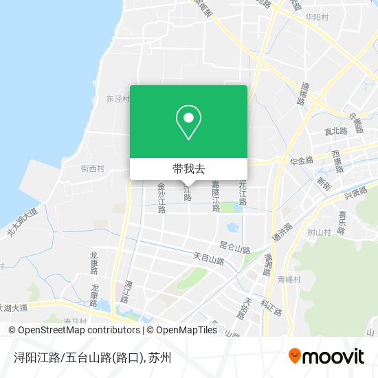 浔阳江路/五台山路(路口)地图