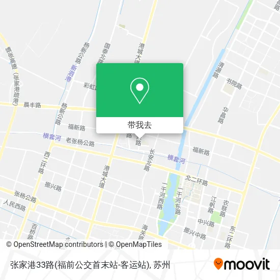 张家港33路(福前公交首末站-客运站)地图