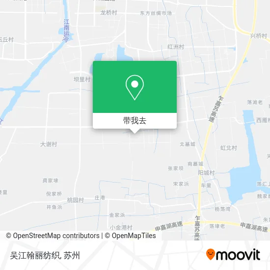 吴江翰丽纺织地图