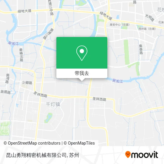 昆山勇翔精密机械有限公司地图