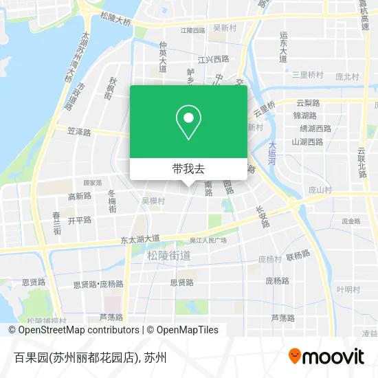 百果园(苏州丽都花园店)地图