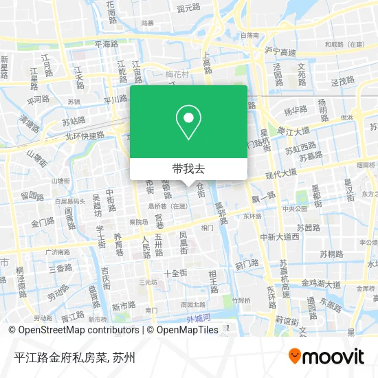 平江路金府私房菜地图