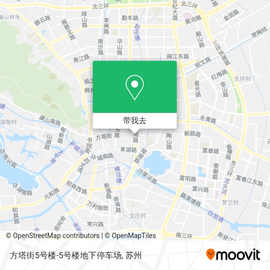 方塔街5号楼-5号楼地下停车场地图