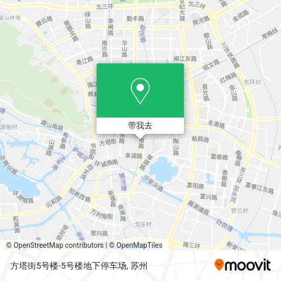 方塔街5号楼-5号楼地下停车场地图