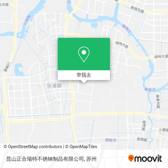 昆山正合瑞特不锈钢制品有限公司地图