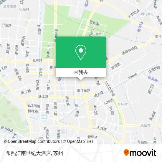 常熟江南世纪大酒店地图
