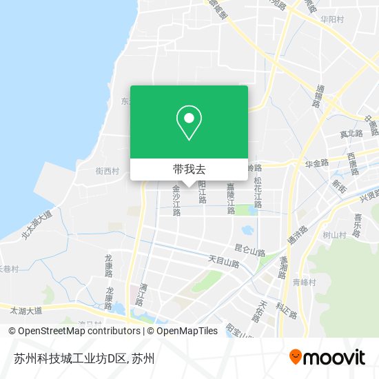 苏州科技城工业坊D区地图