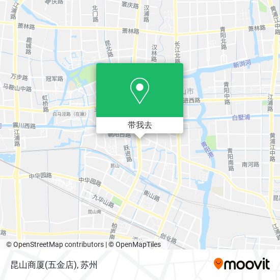 昆山商厦(五金店)地图