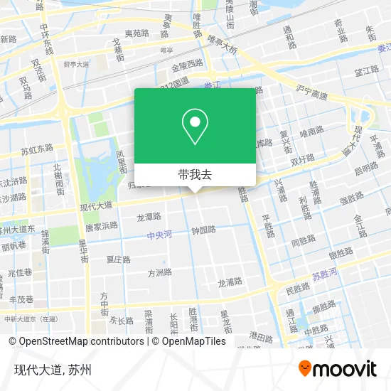 现代大道地图
