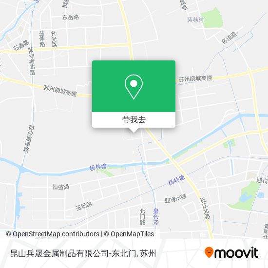 昆山兵晟金属制品有限公司-东北门地图