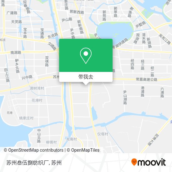 苏州叁伍捌纺织厂地图
