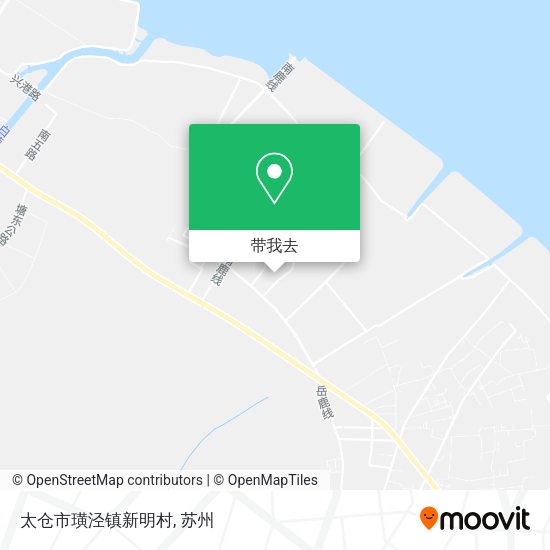 太仓市璜泾镇新明村地图