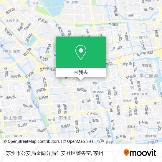 苏州市公安局金闾分局仁安社区警务室地图