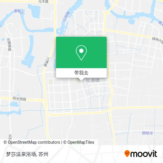 梦莎温泉浴场地图