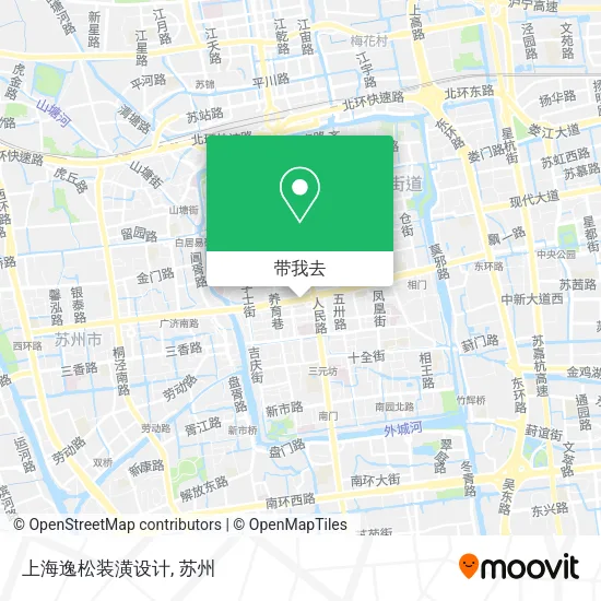 上海逸松装潢设计地图