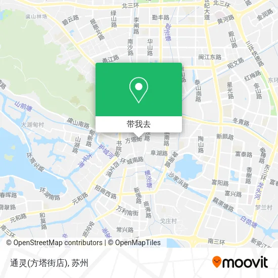 通灵(方塔街店)地图