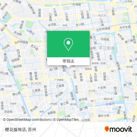 樱花服饰店地图
