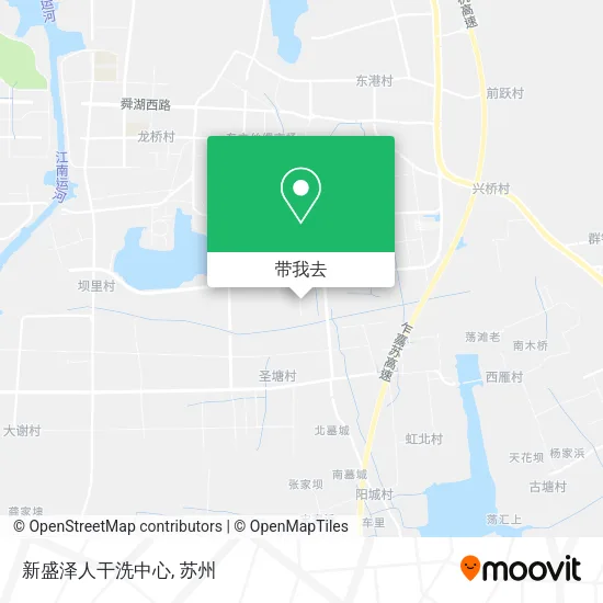 新盛泽人干洗中心地图