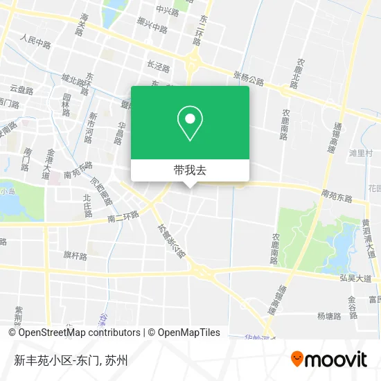 新丰苑小区-东门地图