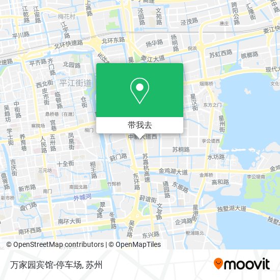 万家园宾馆-停车场地图