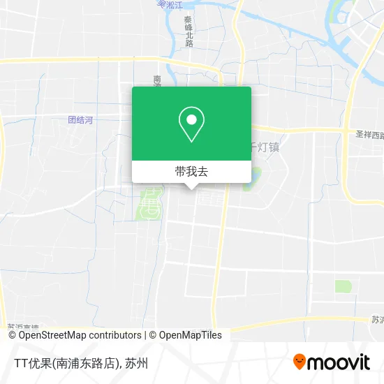 TT优果(南浦东路店)地图