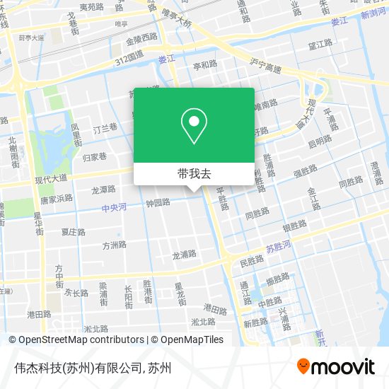 伟杰科技(苏州)有限公司地图