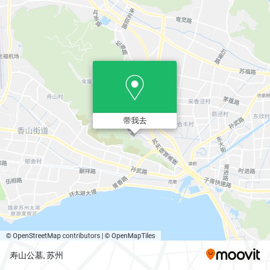 寿山公墓地图