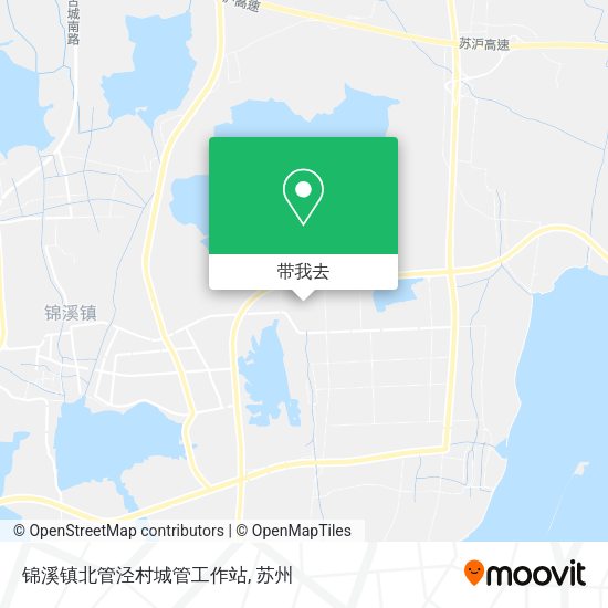 锦溪镇北管泾村城管工作站地图