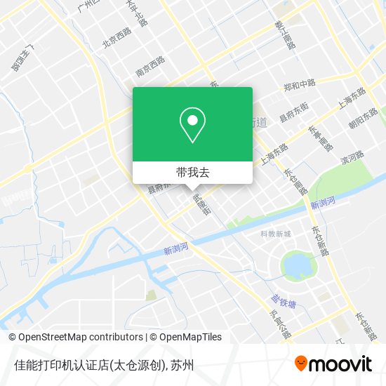佳能打印机认证店(太仓源创)地图
