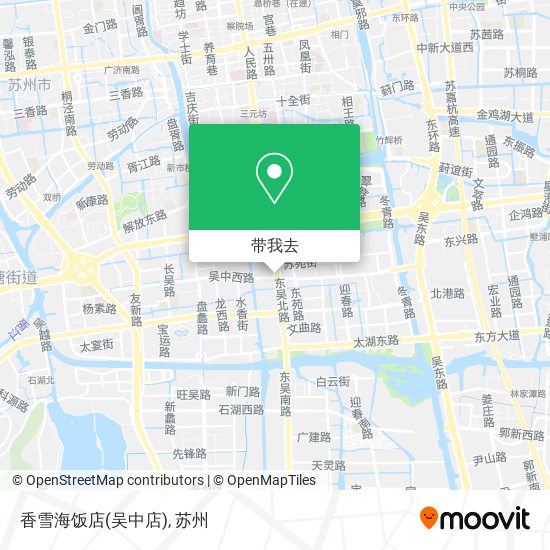 香雪海饭店(吴中店)地图