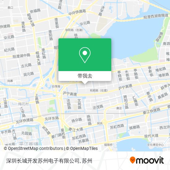 深圳长城开发苏州电子有限公司地图