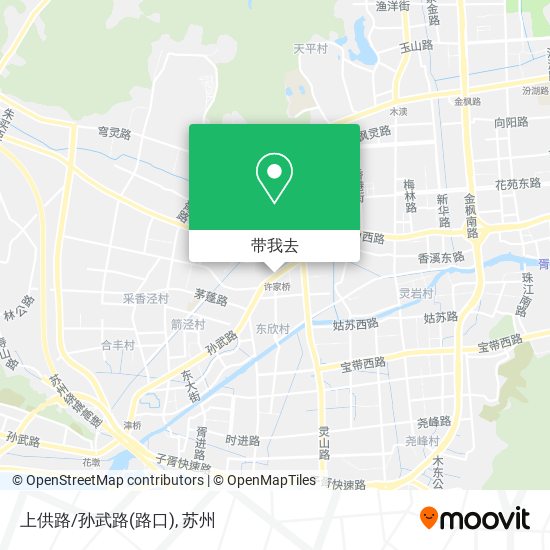 上供路/孙武路(路口)地图