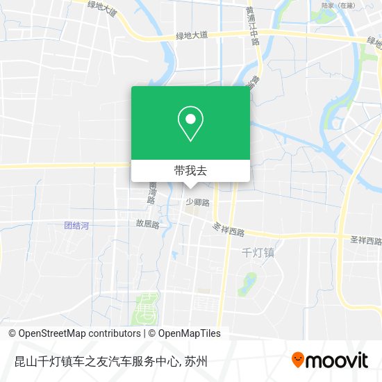昆山千灯镇车之友汽车服务中心地图