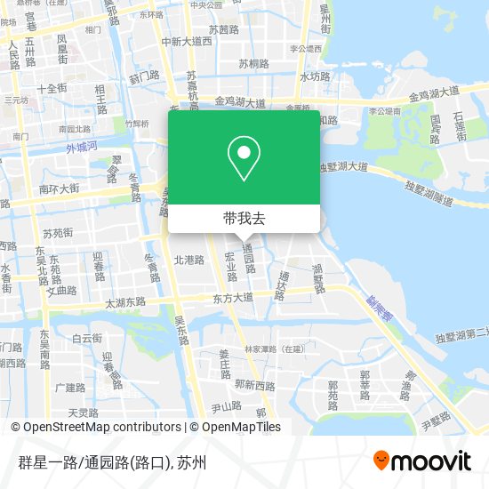 群星一路/通园路(路口)地图