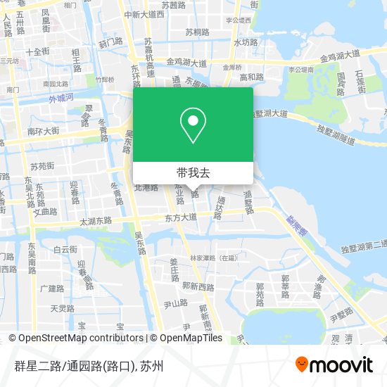 群星二路/通园路(路口)地图