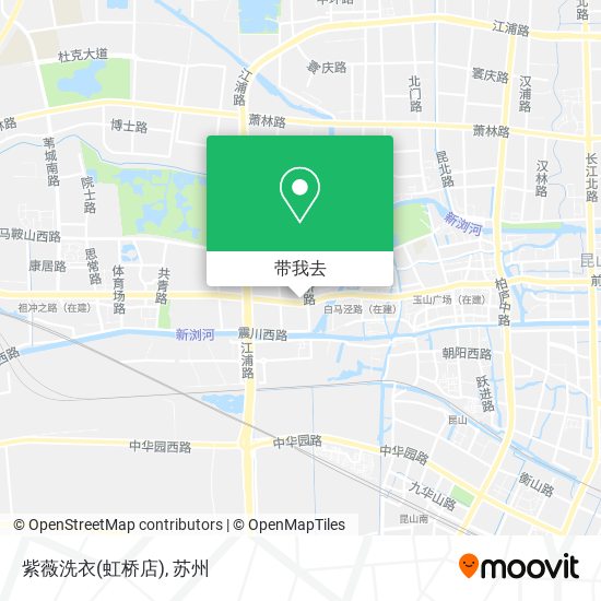 紫薇洗衣(虹桥店)地图