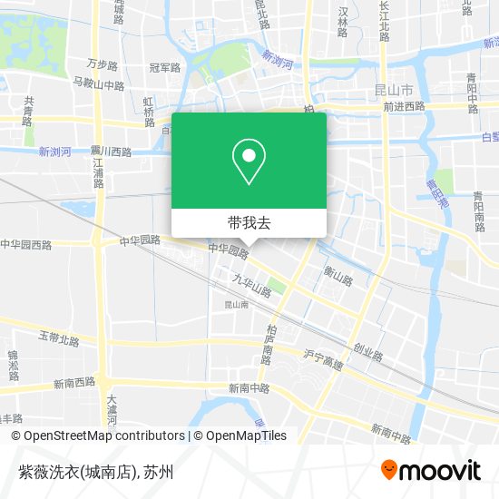 紫薇洗衣(城南店)地图