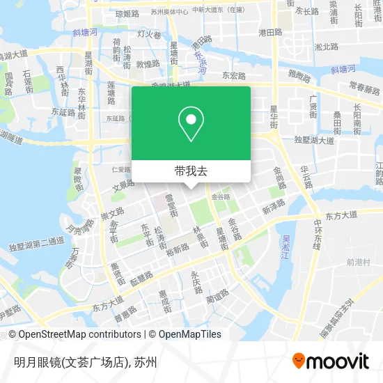 明月眼镜(文荟广场店)地图